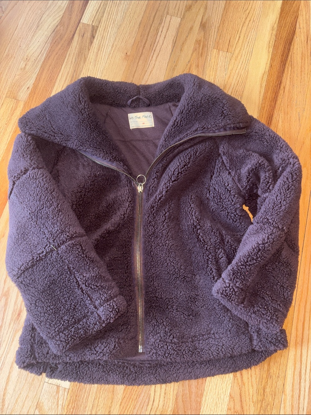 We The Free Cozy Sherpa Jacket - Brownish Purple -